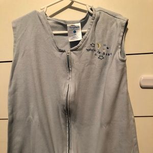 Blue cotton Halo sleep sack. Size large